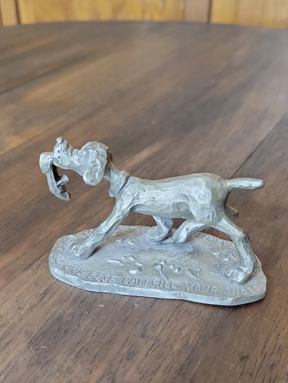 Hallmark Little Gallery Vintage NO ONE ELSE CAN FILL YOUR SHOES Pewter Figurine